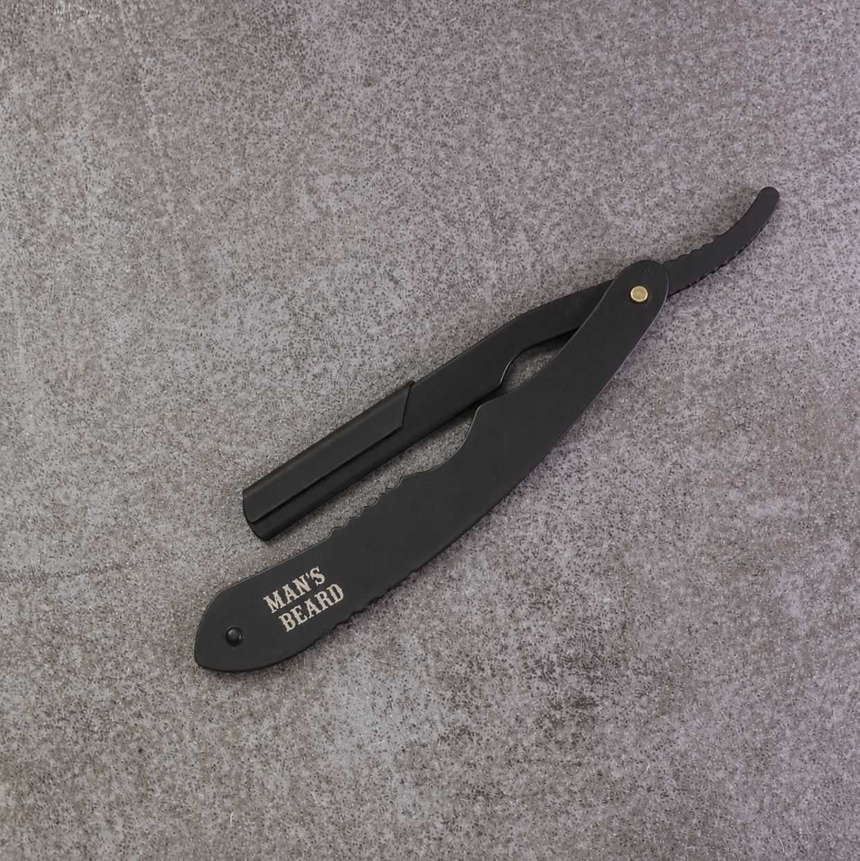 Shavette ergonomique Noir mat