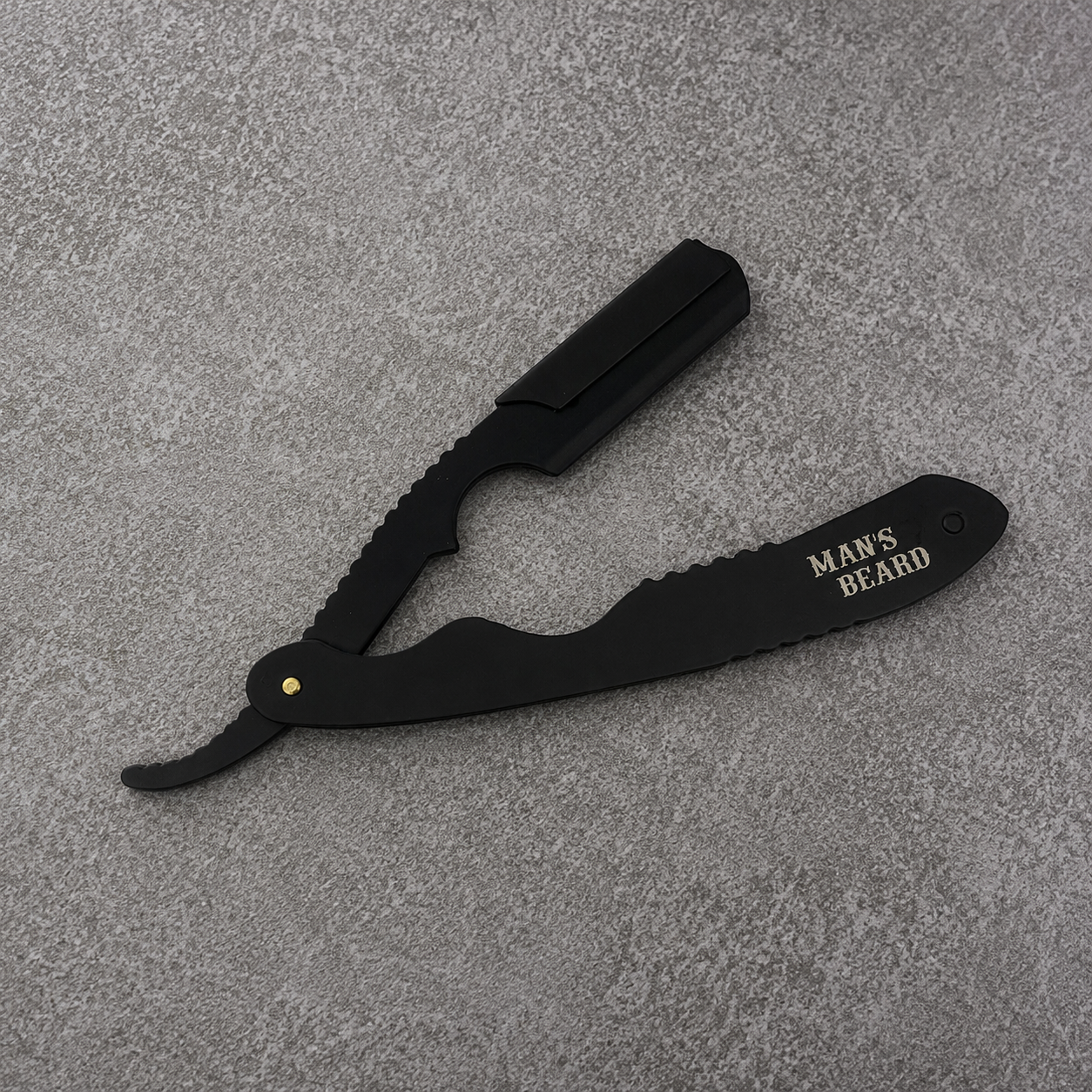 Shavette ergonomique Noir mat 1