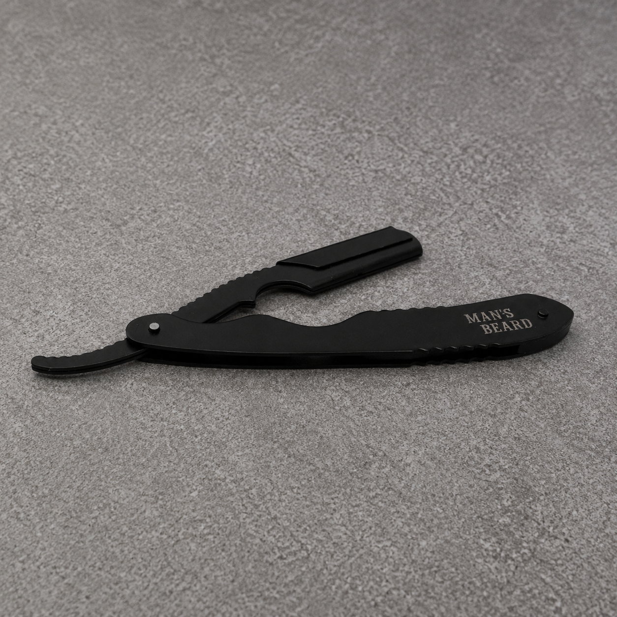 Shavette ergonomique Noir mat 2