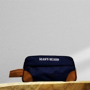 Photo couverture Trousse de toilette en tissu bleu jean